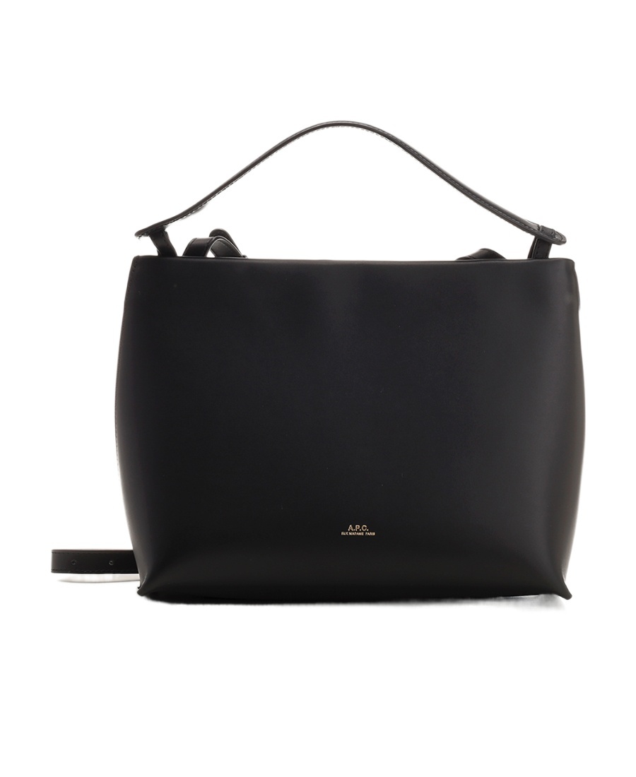 Apc Ashley Leather Tote Bag In Green