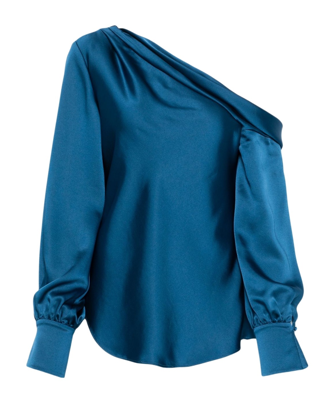 JONATHAN SIMKHAI ONE-SHOULDER BLOUSE