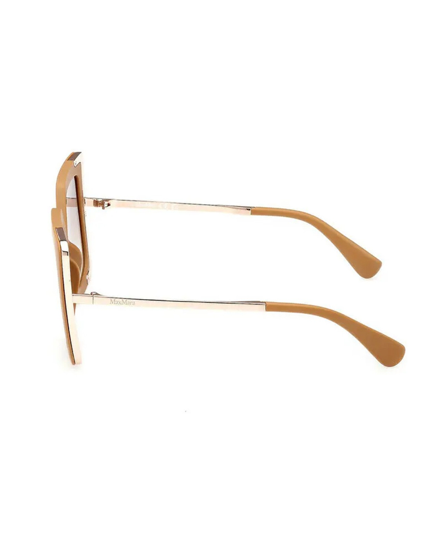 Max Mara Oversize-frame Sunglasses In Nude