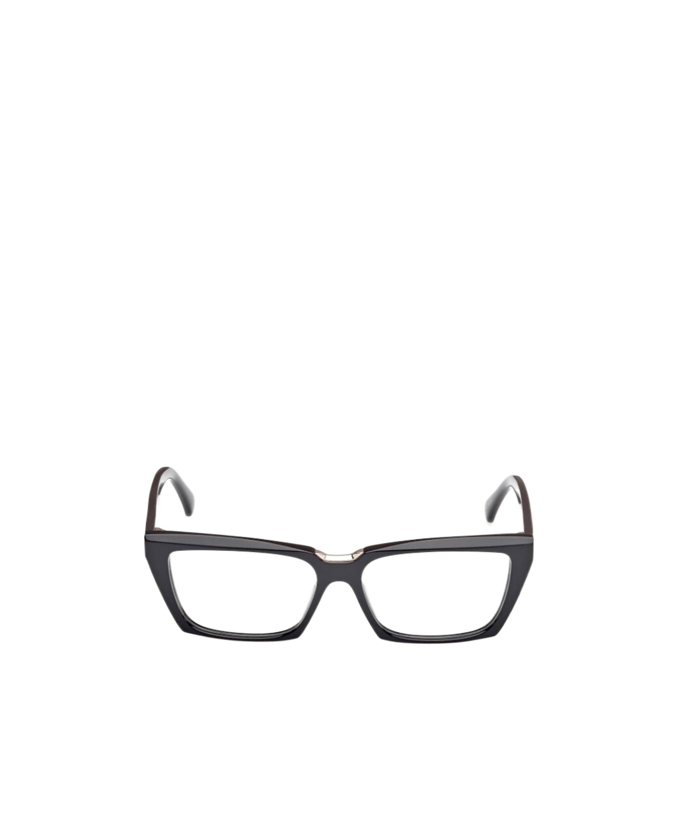 Max Mara Rectangle-frame Glasses In Black