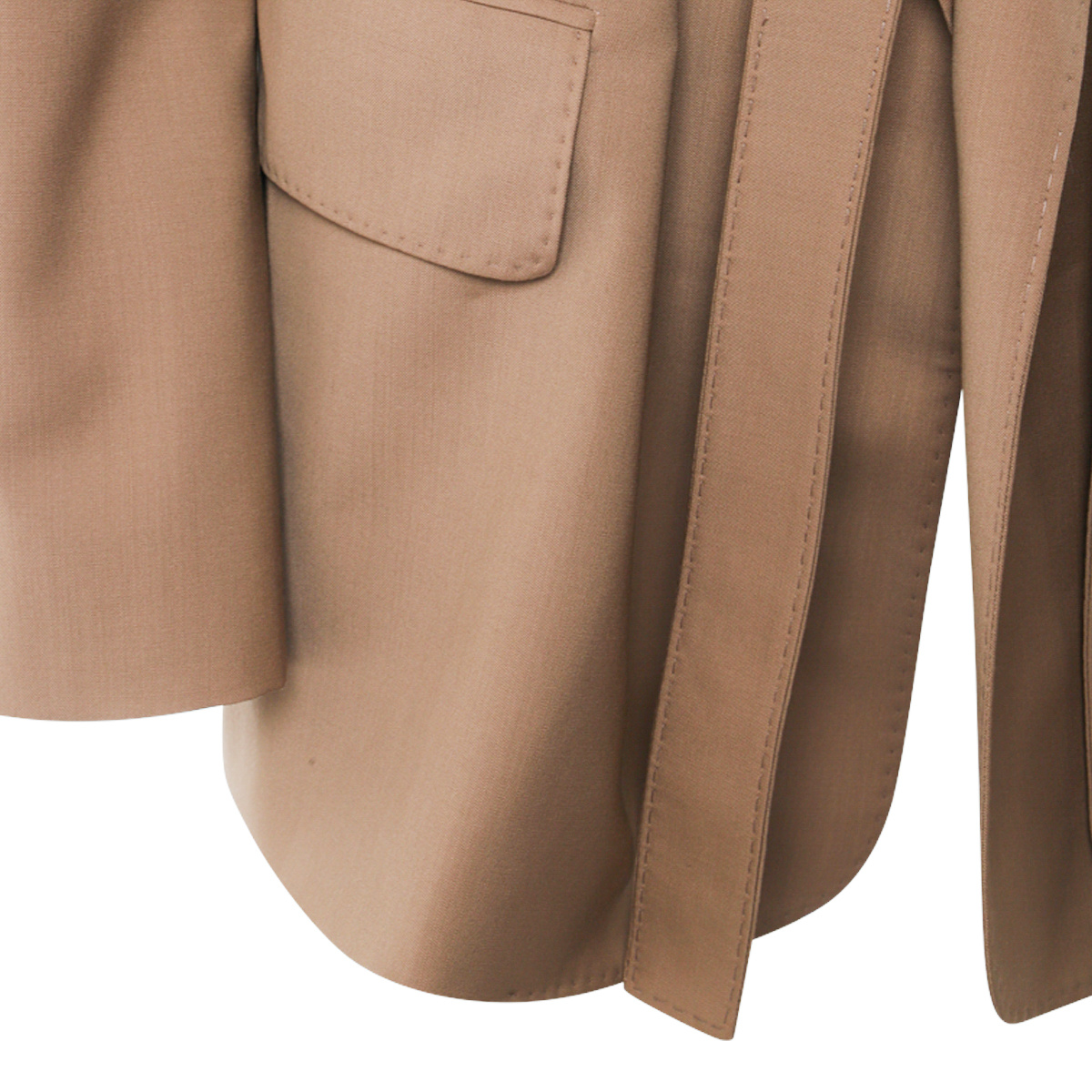 Max Mara Beige Wool Talento Blazer In Neutral