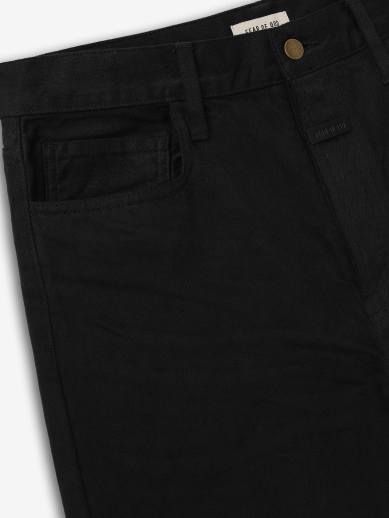 Fear Of God Rinsed-effect Jeans In Black