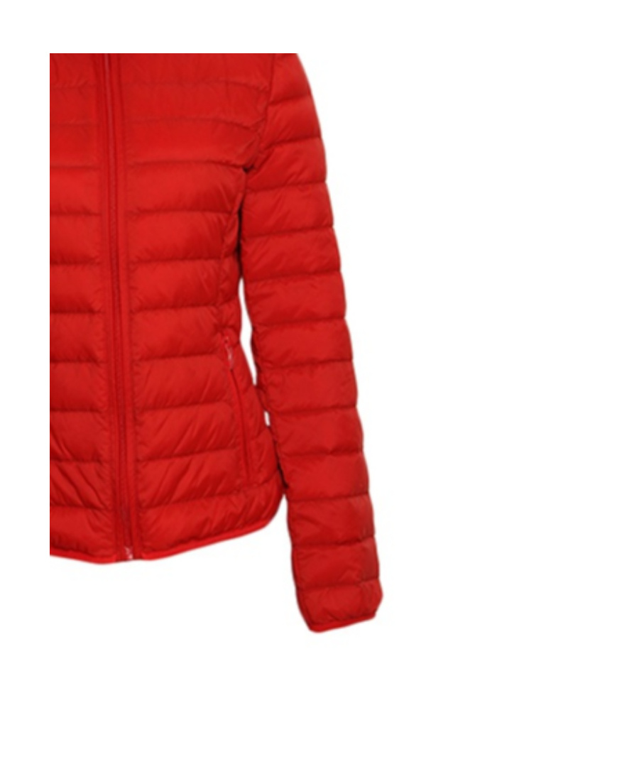 Armani Jeans Sports Lightweight Down Jacket In Red