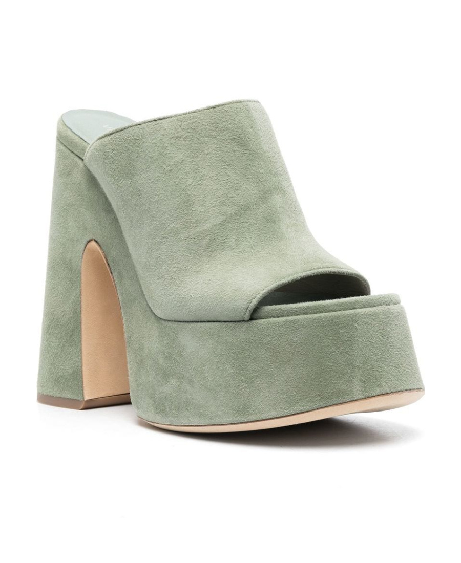 Shop Vic Matie Slip-on Platform Mules In Gray