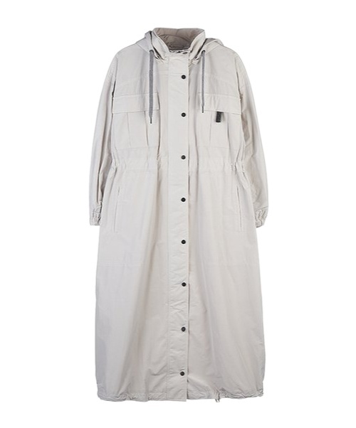 Brunello Cucinelli Hooded Jacket In White