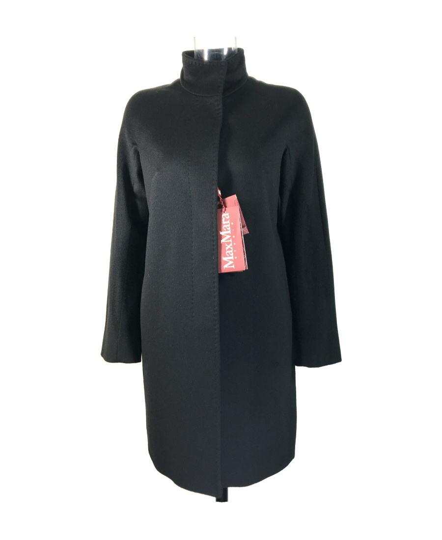 Max Mara Long-sleeved Coat In Blue