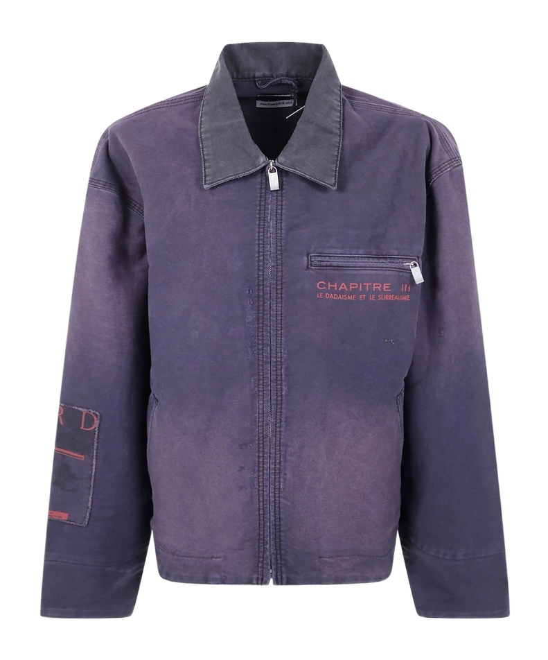 Enfants Riches Deprimes Chapitre Xxi Patchwork Jacket In Purple