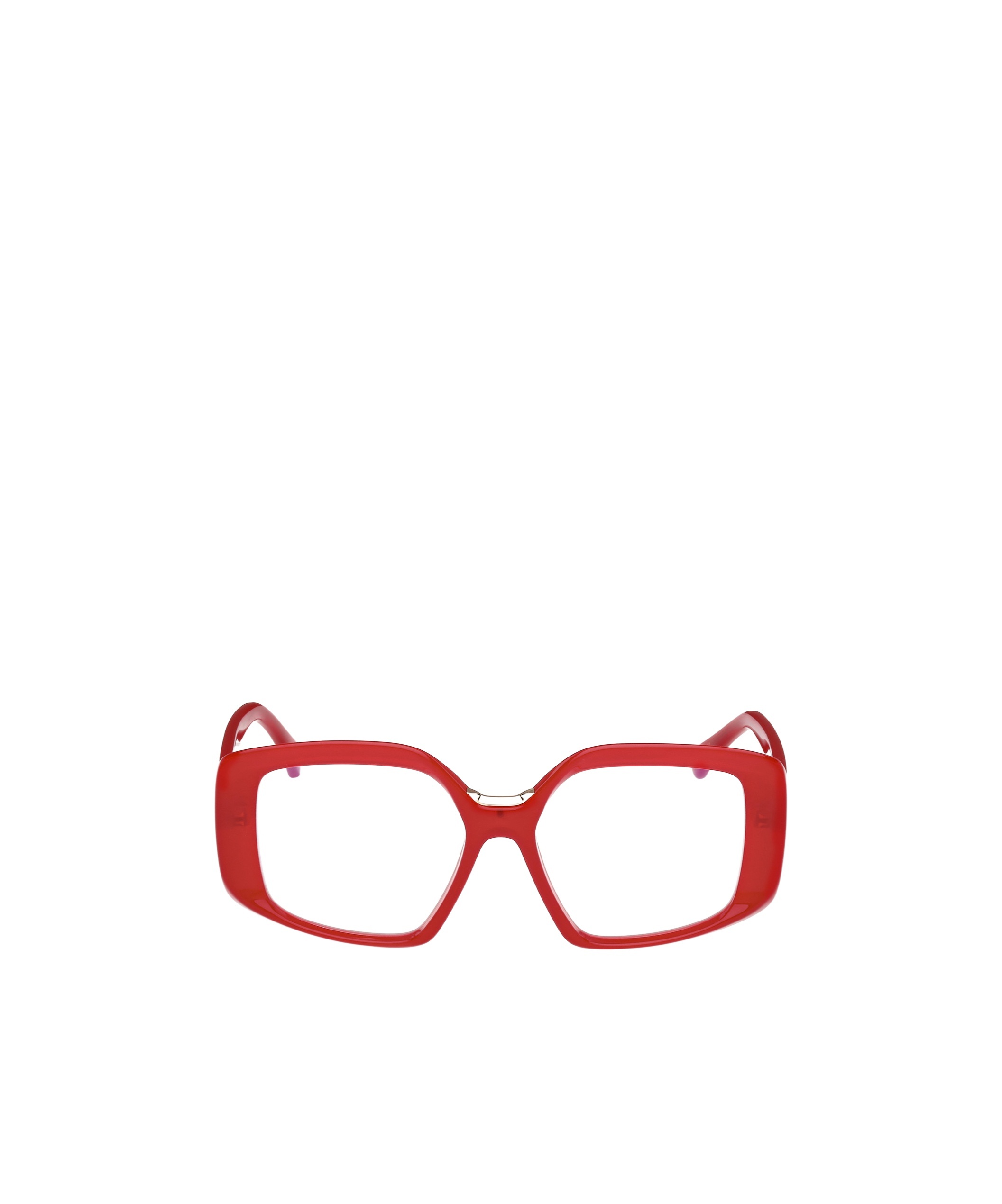 Max Mara Logo Flat Mirror In Red