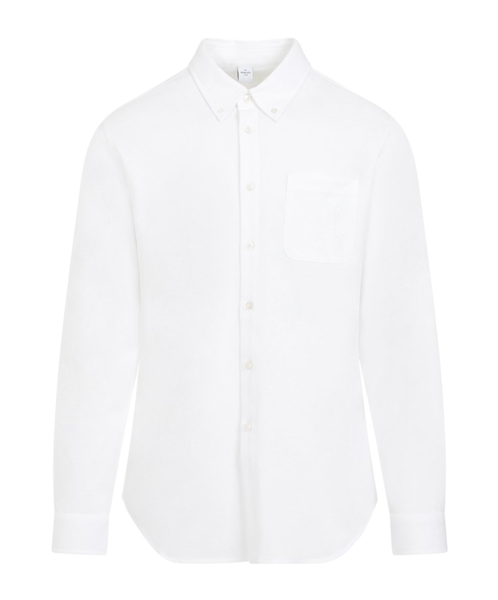 Berluti Scritto Pocket Long-sleeved Shirt In White