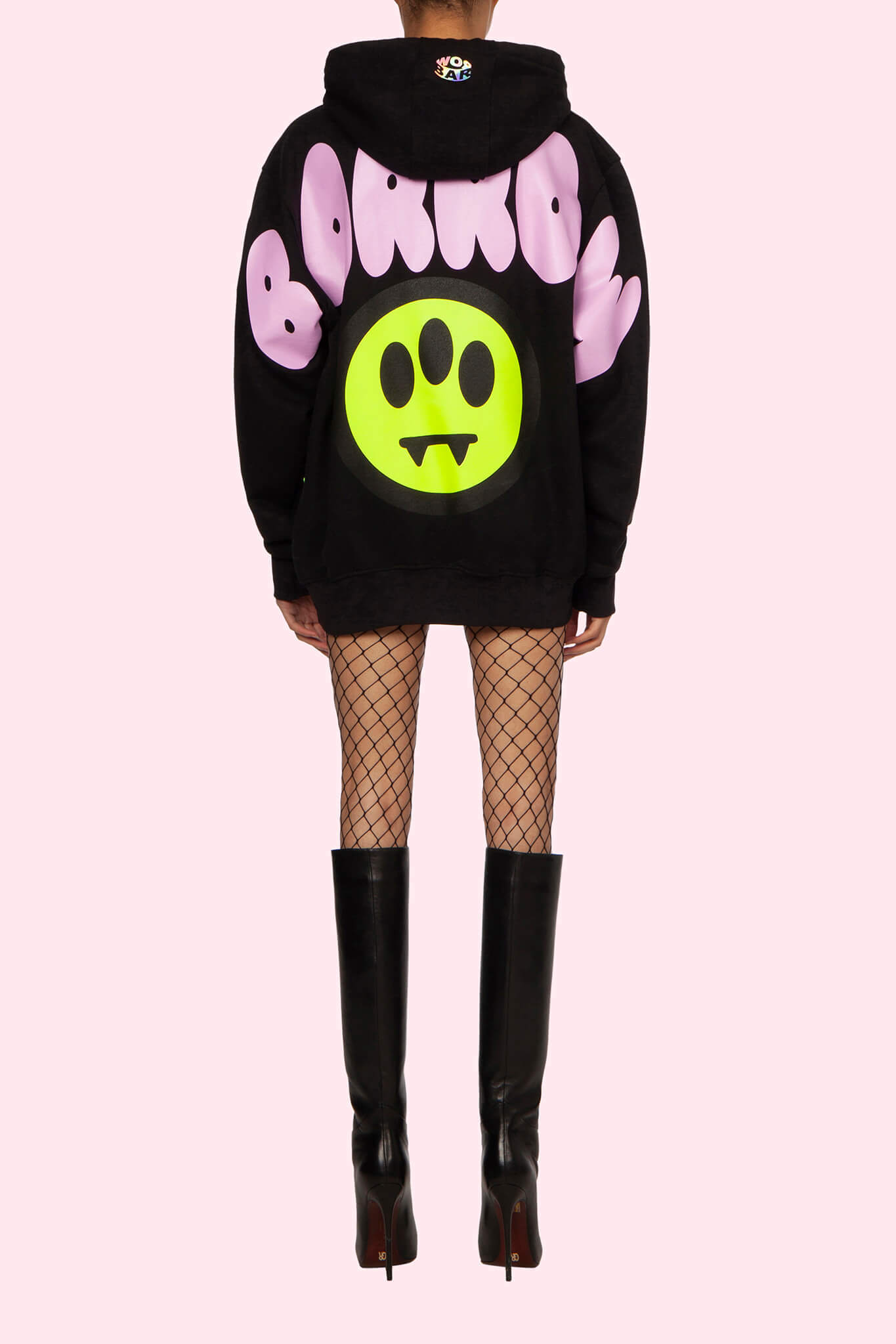 Barrow Logo-print Drawstring Hoodie In Black