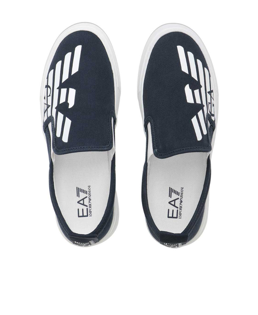 EA7 LOGO ROUND-HEADED CASUAL SPORTS SHOES