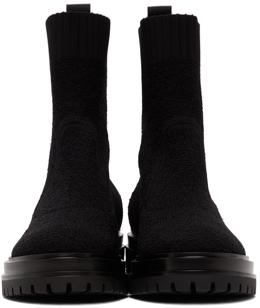 Gianvito Rossi Jacketed Thick-soled Short Boots In Black