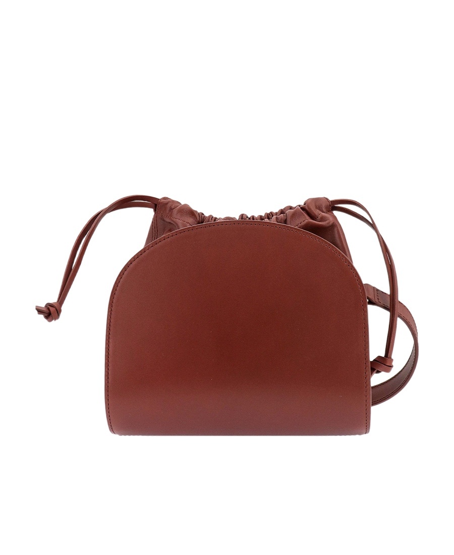 Apc Demi Lune Pochon Crossbody Bag In Red