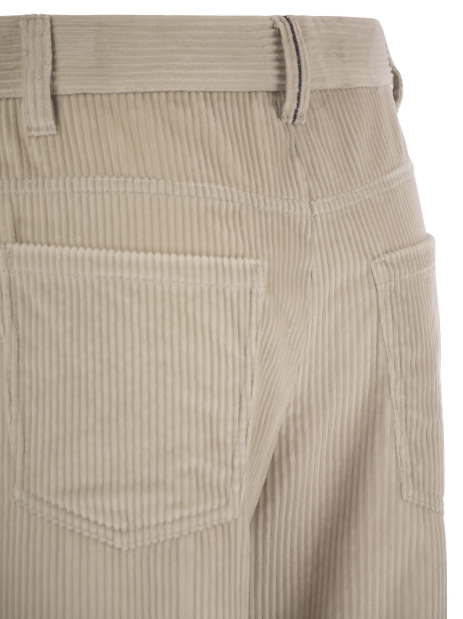 Brunello Cucinelli Belt Loops Slacks In Brown