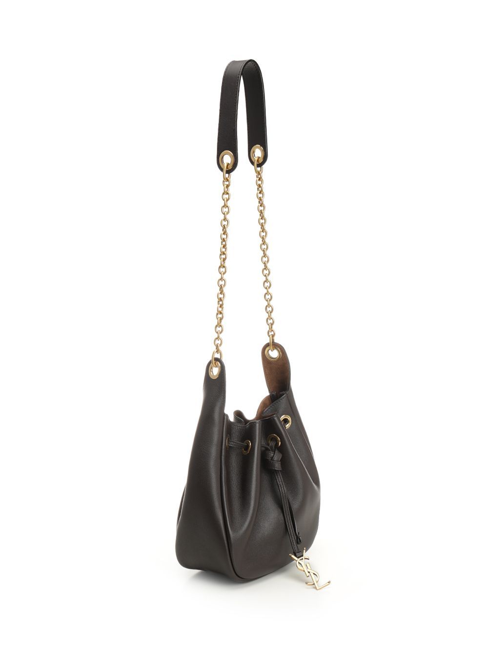 Saint Laurent Supple Bucket Bag In Black