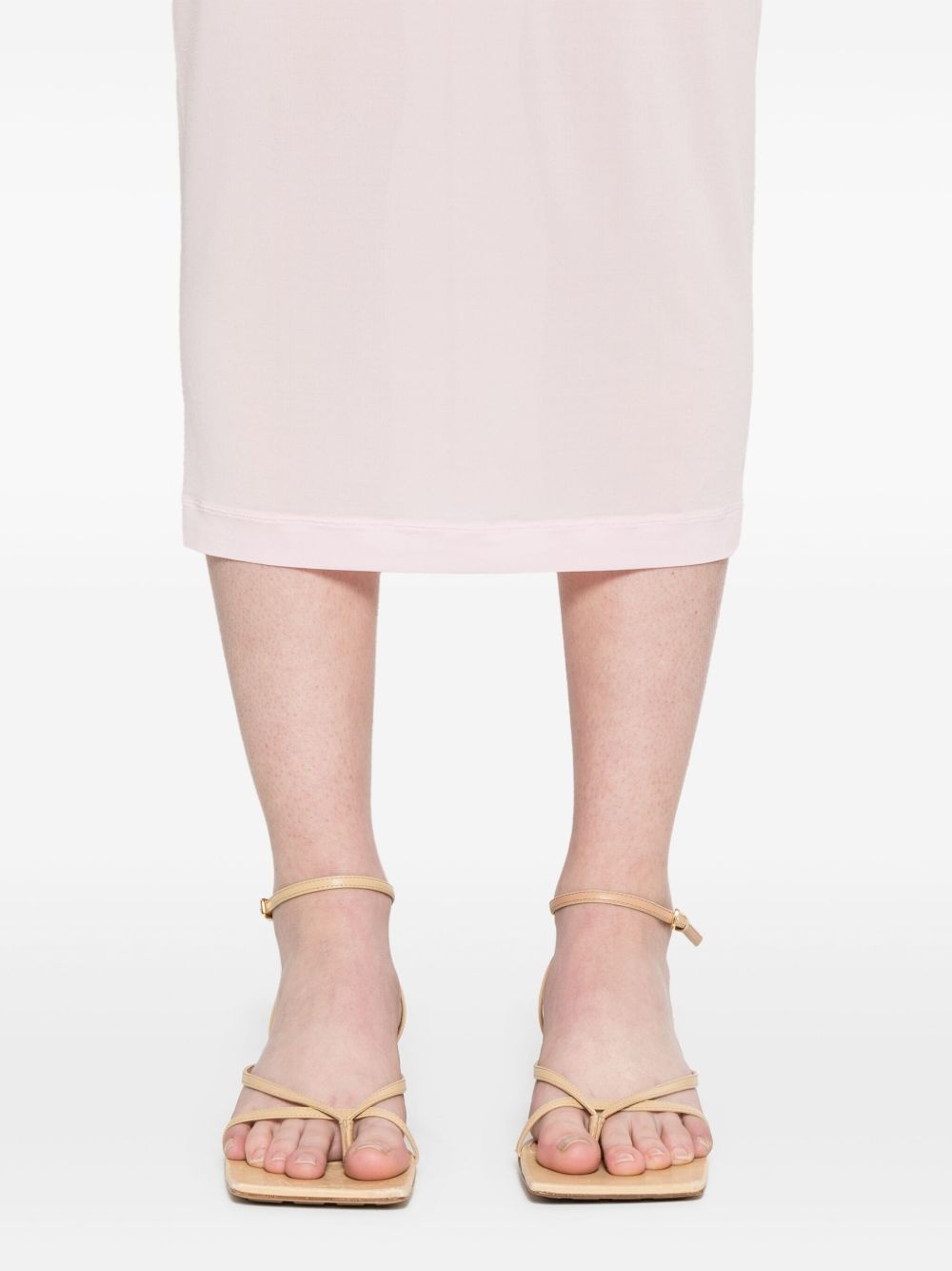 Wardrobe.nyc Sheer Tube Midi Skirt