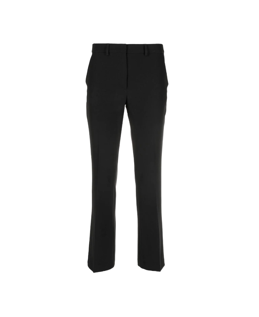 Seventy Cropped Tailored Trousers In Black
