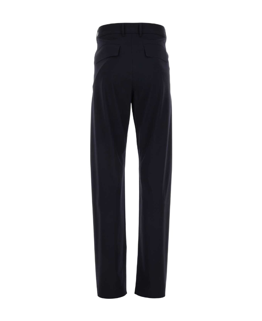 Givenchy Streamlined Wool Blend Trousers In Blue