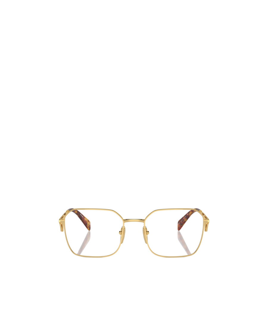 Prada Eyewear Square Frame Glasses In Yellow
