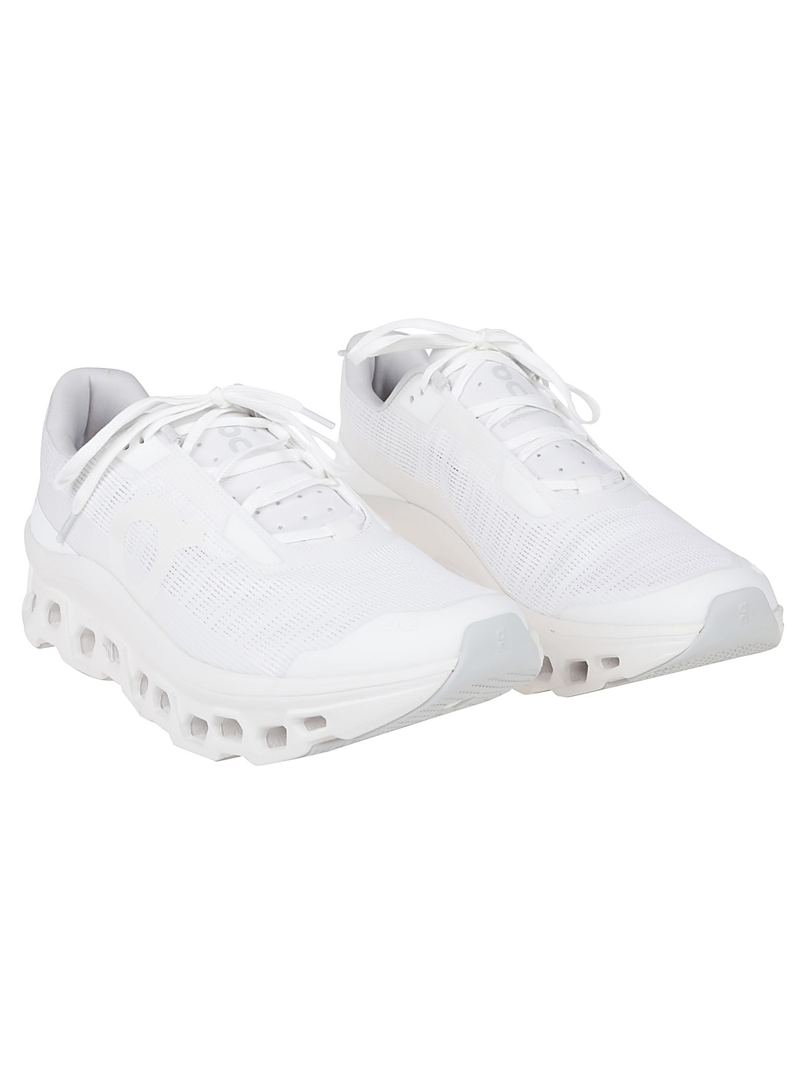 On Running Cloudmonster Void Sneakers In White