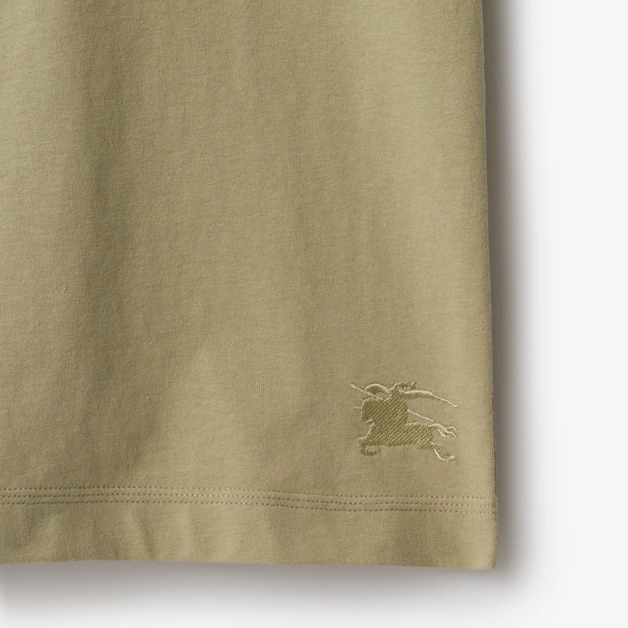 Burberry Logo-embroidered Cotton Dress In Brown