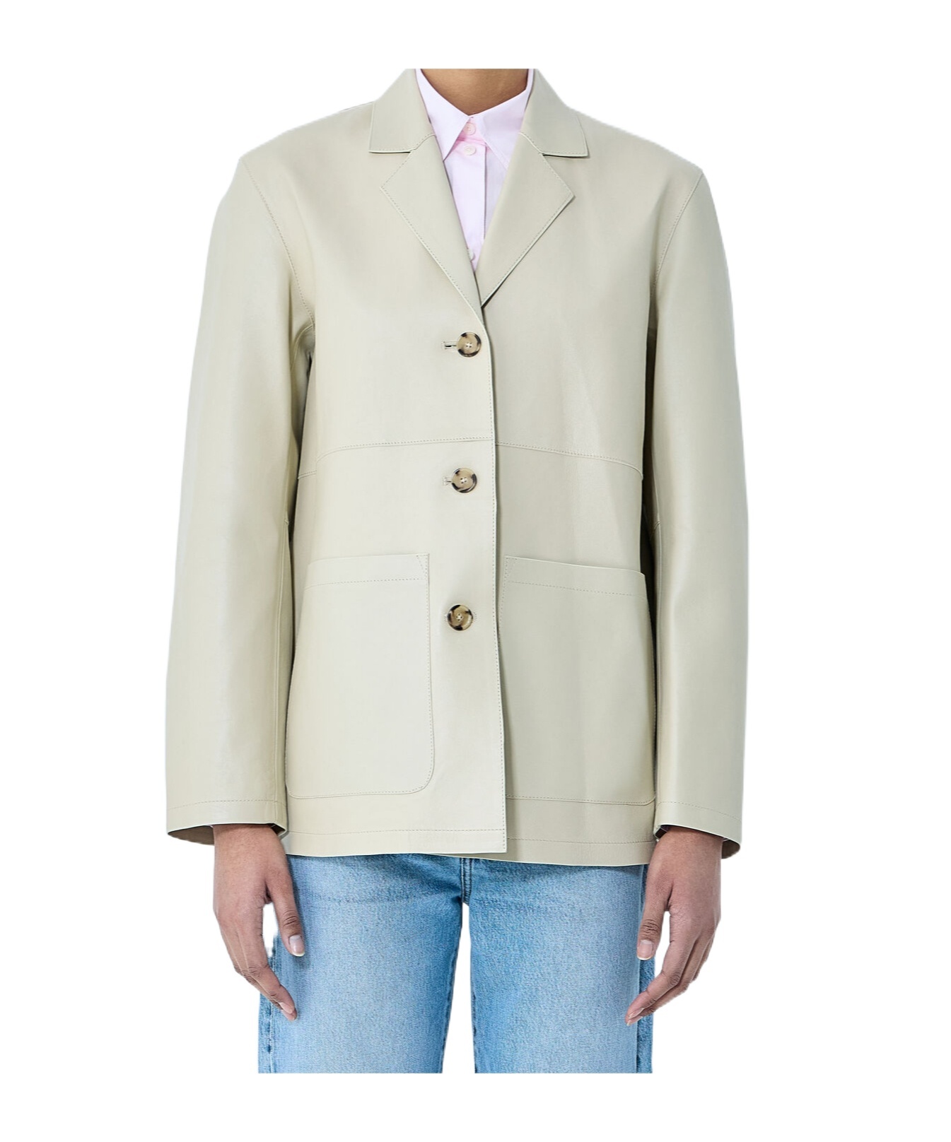 Totême Single-breasted Blazer In White
