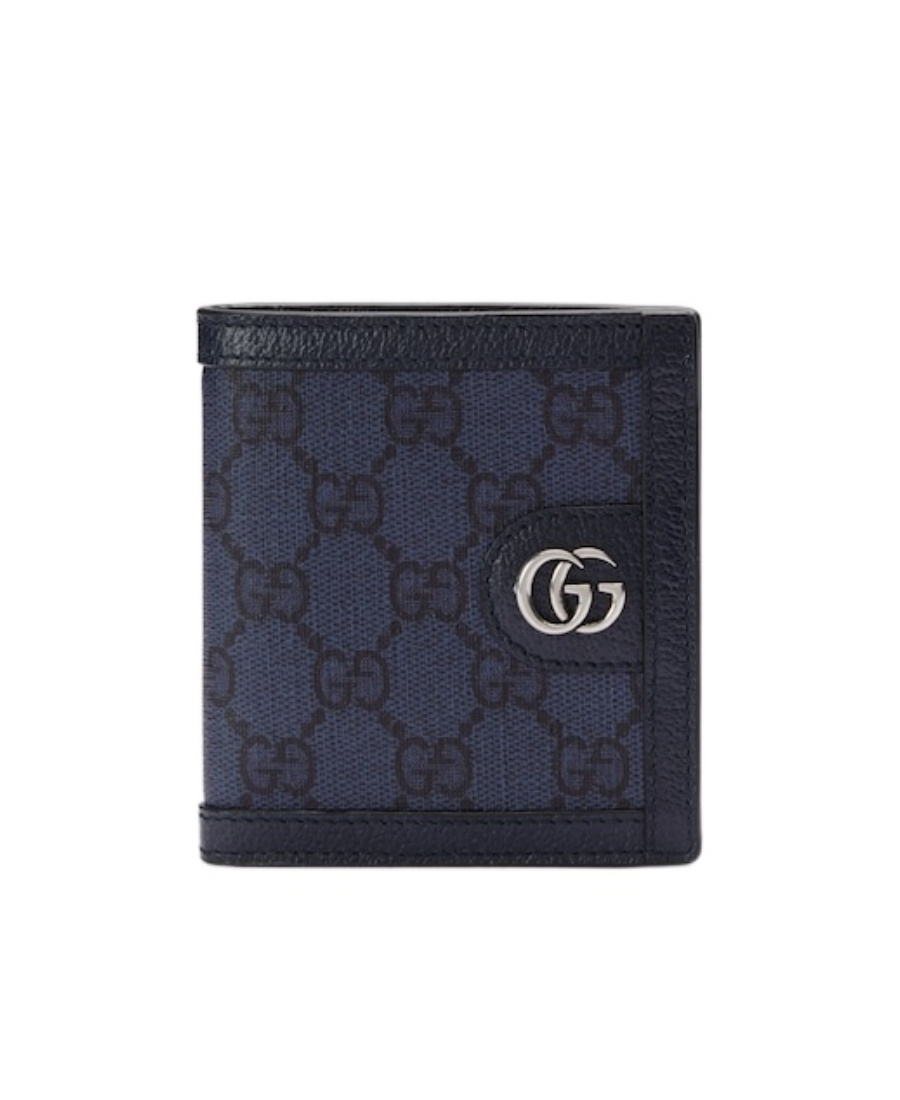 Gucci Ophidia Double G Card Case In Black