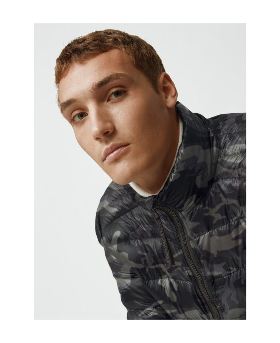 Canada Goose Crofton Padded Down Jacket In Black