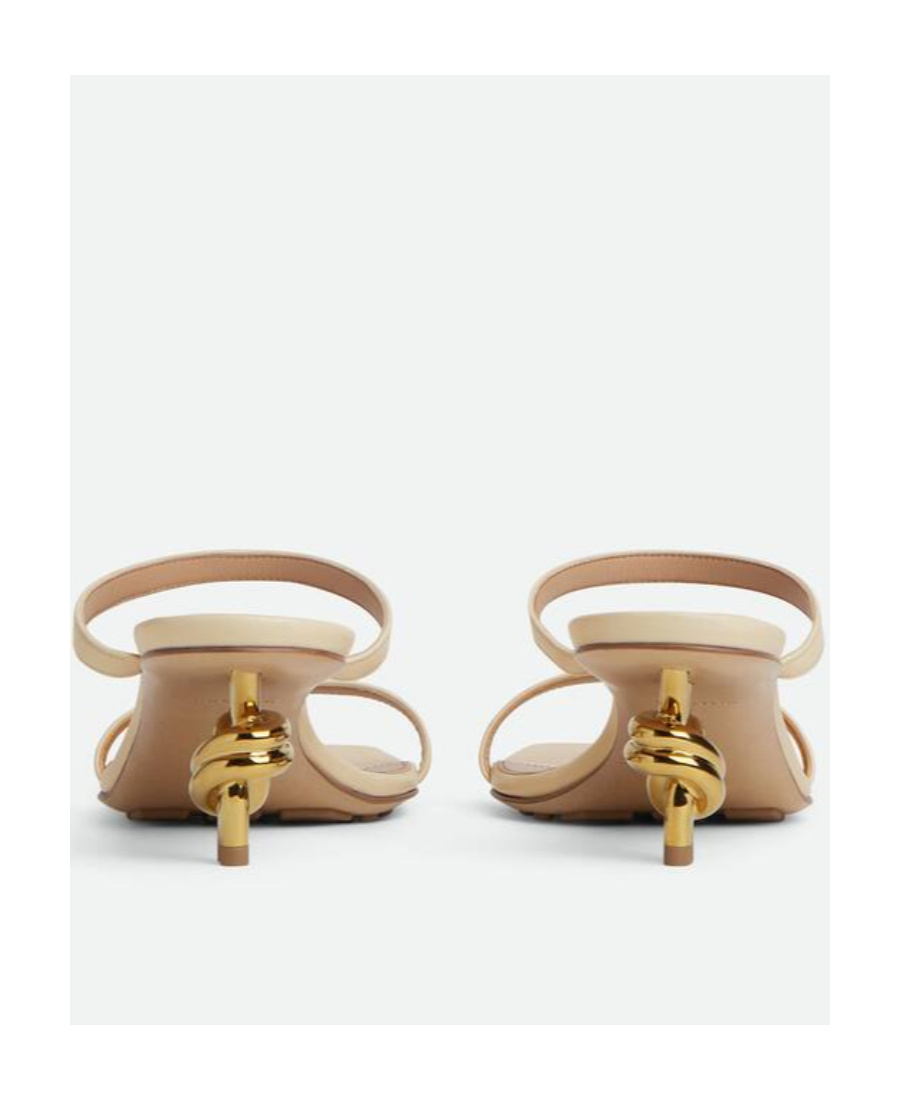 Bottega Veneta Knot High-heeled Sandals In Nude
