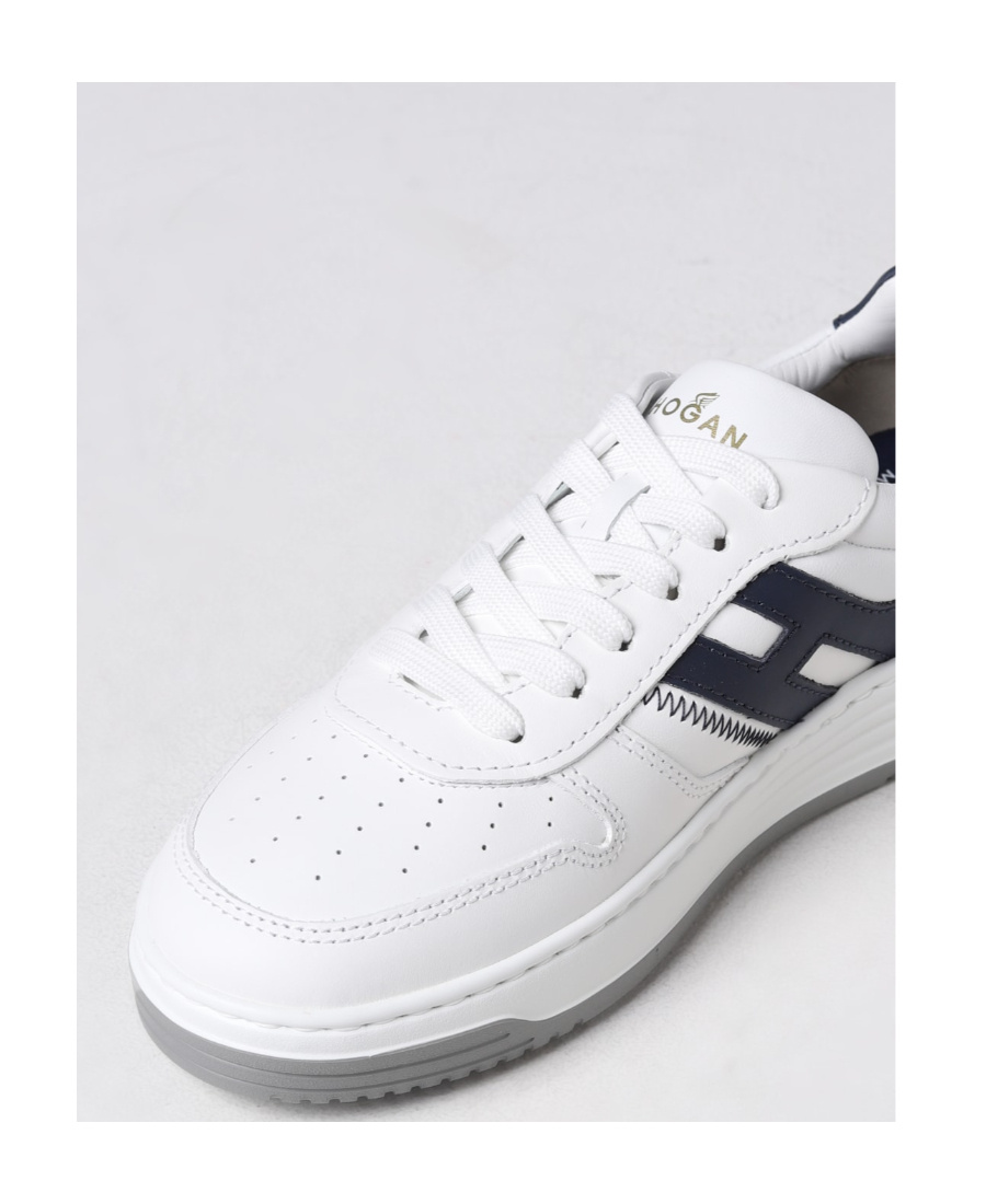 Hogan H630 Logo-patch Low-top Sneakers In White