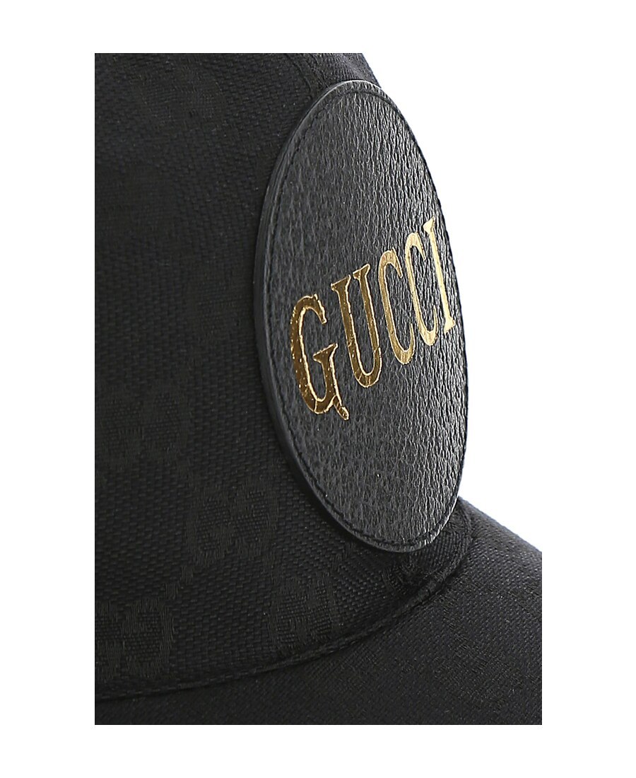 Gucci Gg Baseball Cap In Black
