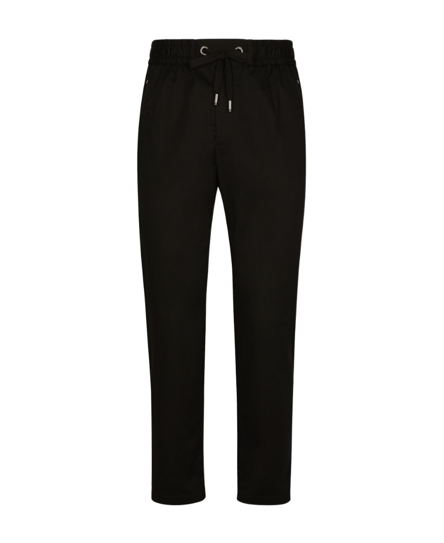 Dolce & Gabbana Stretch Cotton Jogging Pants With Tag In Black