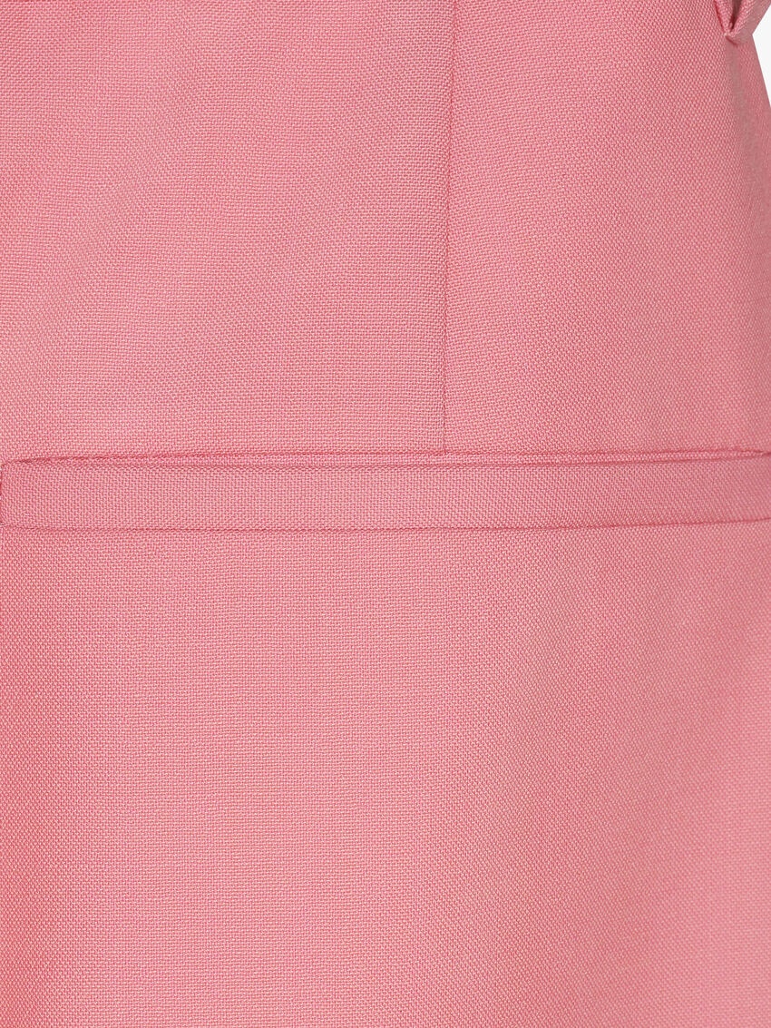 Givenchy High-waisted Tailored Trousers In Pink