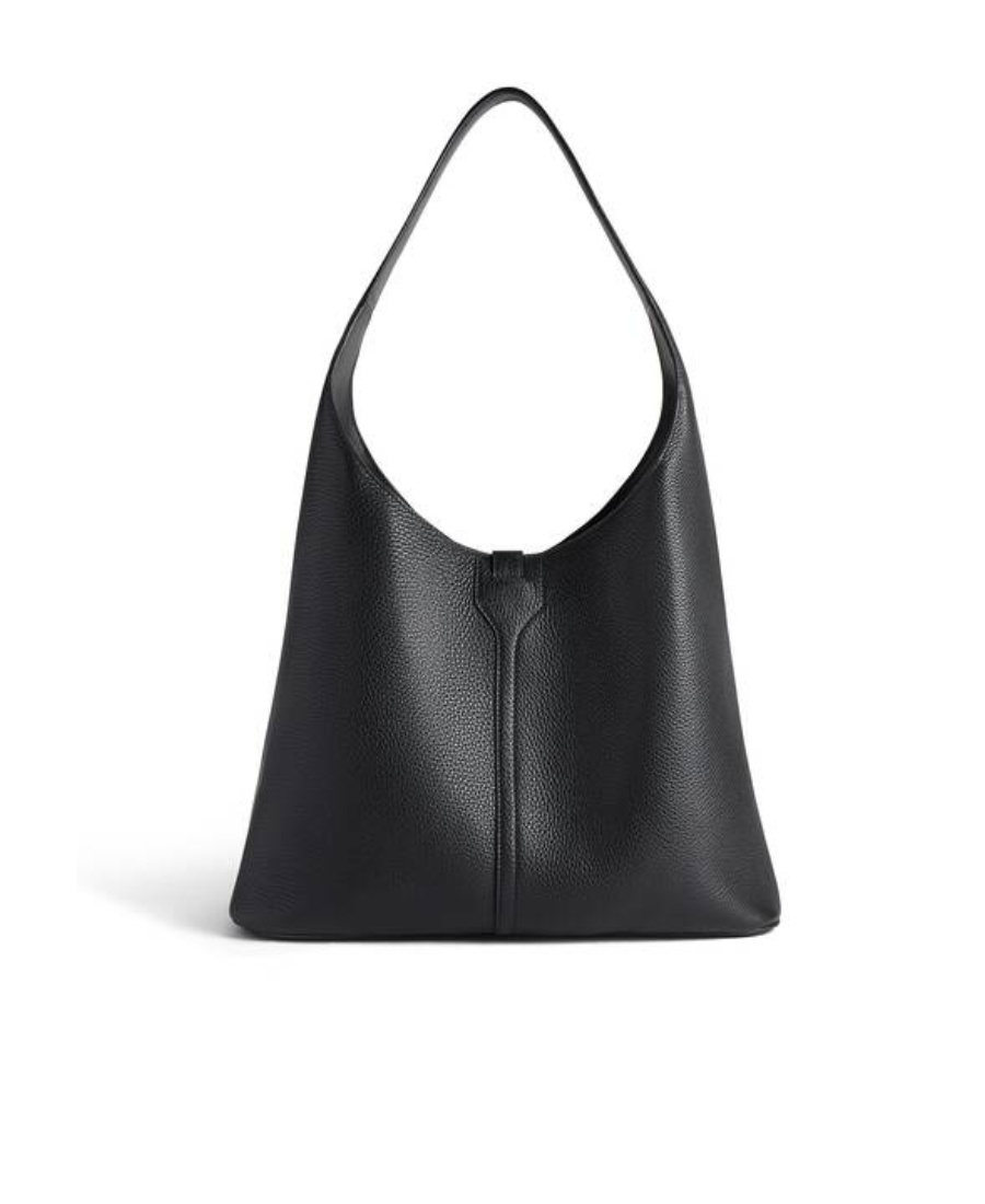 Balenciaga Locker Medium North-south Hobo Bag In Black