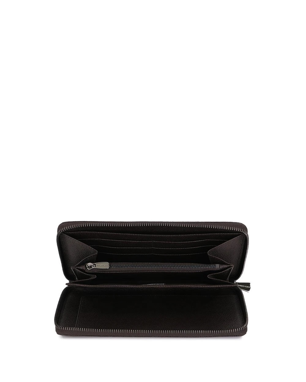 Dolce & Gabbana Logo Details Wallet In Black