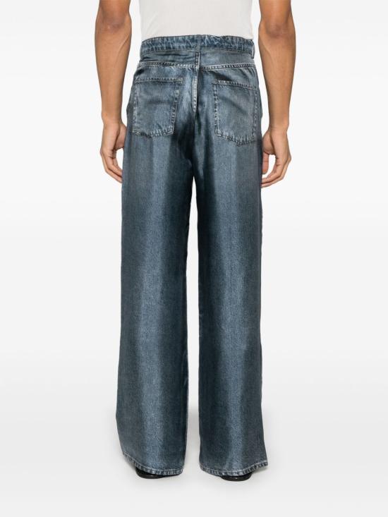 Pierre-louis Mascia Belt Loop Jeans In Blue