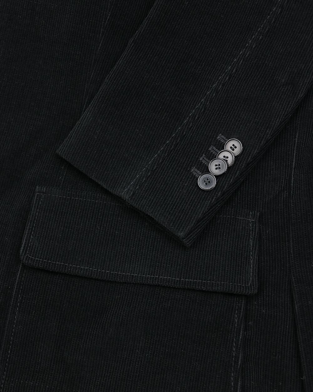Karl Lagerfeld Single-breasted Zipper Suit Jacket In Black