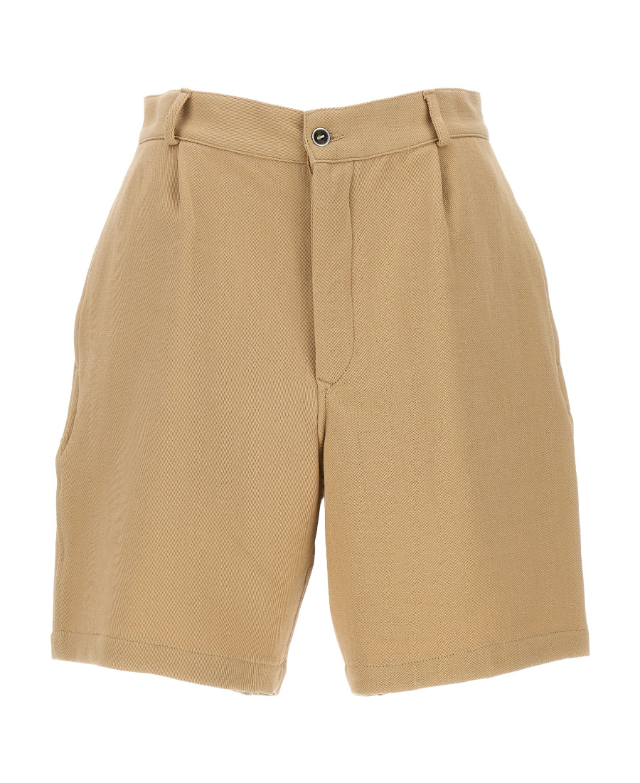 Fortela Beige Jillian Bermuda Shorts In Nude