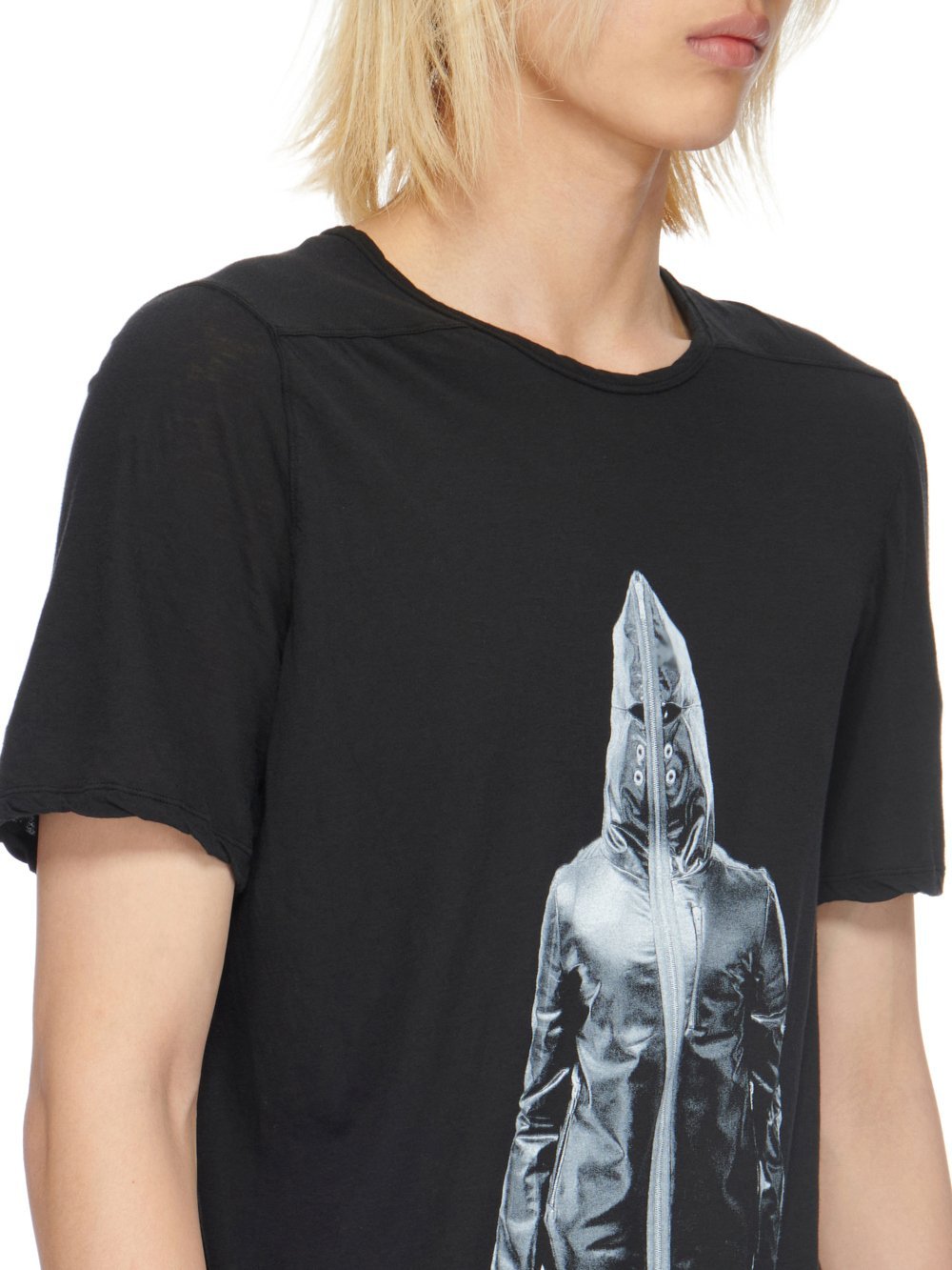 Rick Owens Drkshdw Graphic-print Cotton T-shirt In Black