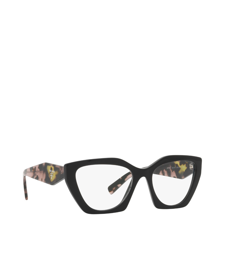 Prada Eyewear Cat-eye Frame Glasses In Black