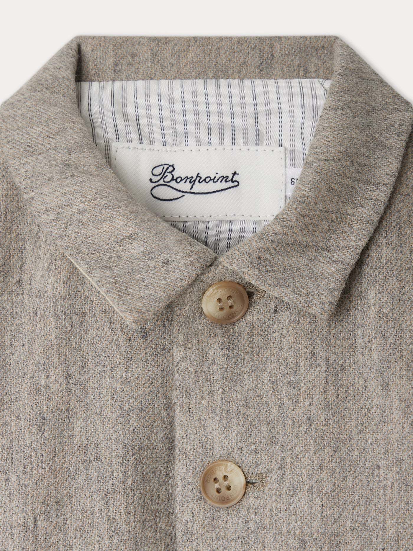 Bonpoint Long-sleeved Jacket In Gray