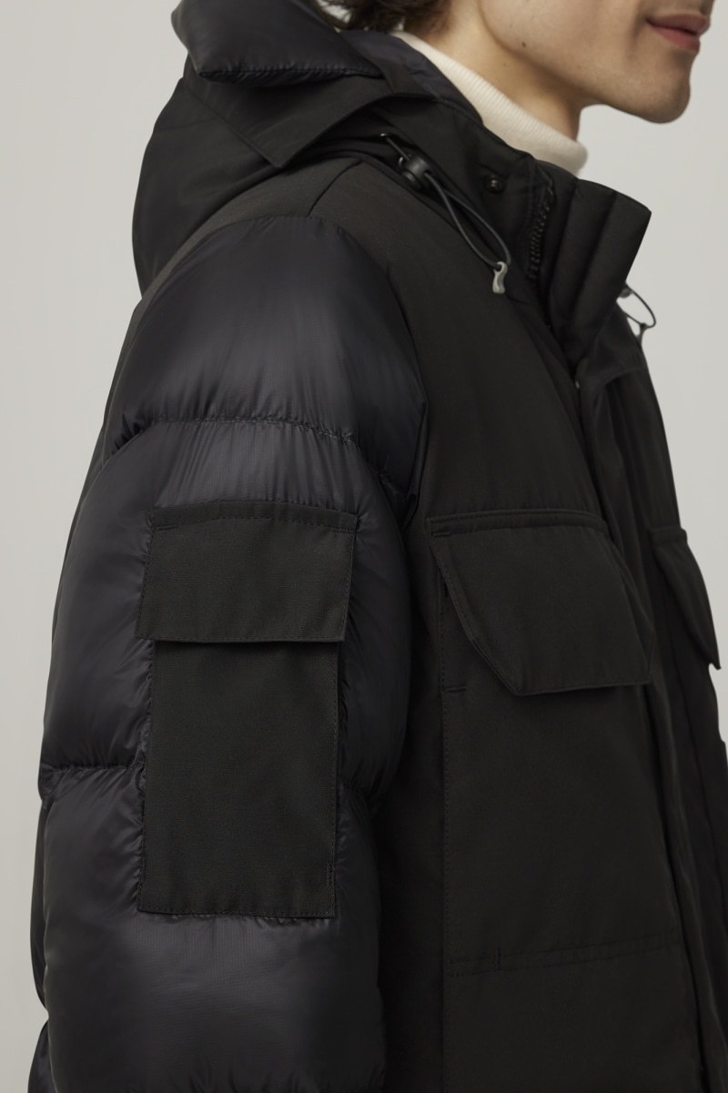Canada Goose Paradigm Expedition Padded-sleeves Parka In Black
