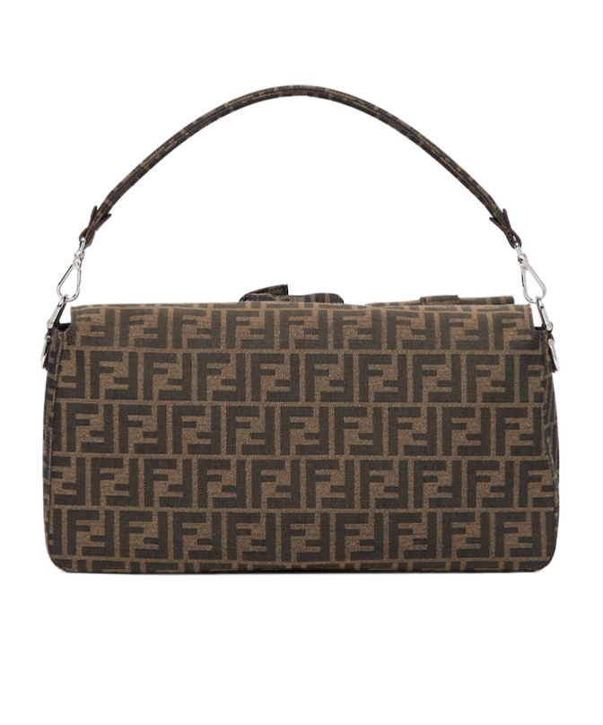 Fendi Maxi Multipocket Baguette Shoulder Bags In Brown