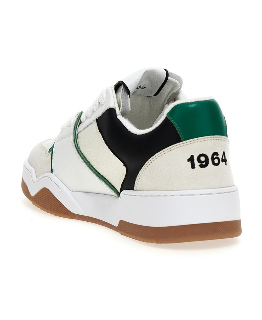 Dsquared2 Man Sneakers Light Grey Size 9 Leather In White