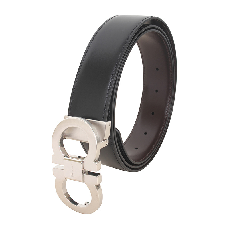 FERRAGAMO DOUBLE-SIDED LOGO BELT