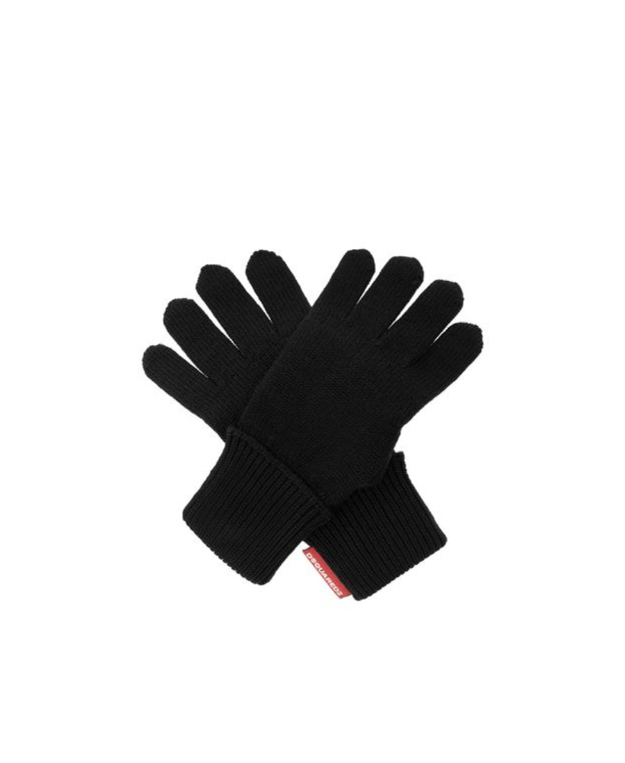 Dsquared2 Set-of-two Wool Beanie In Black