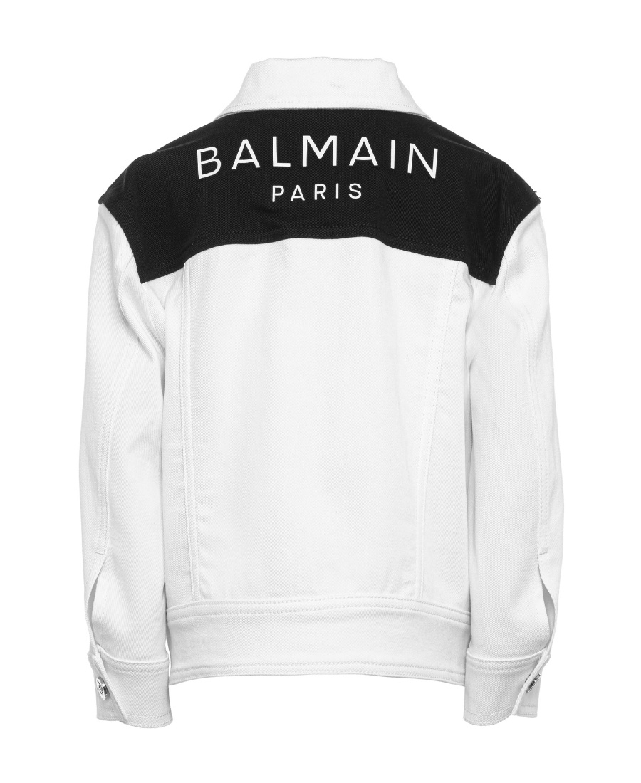 Balmain Logo-print Jacket In White