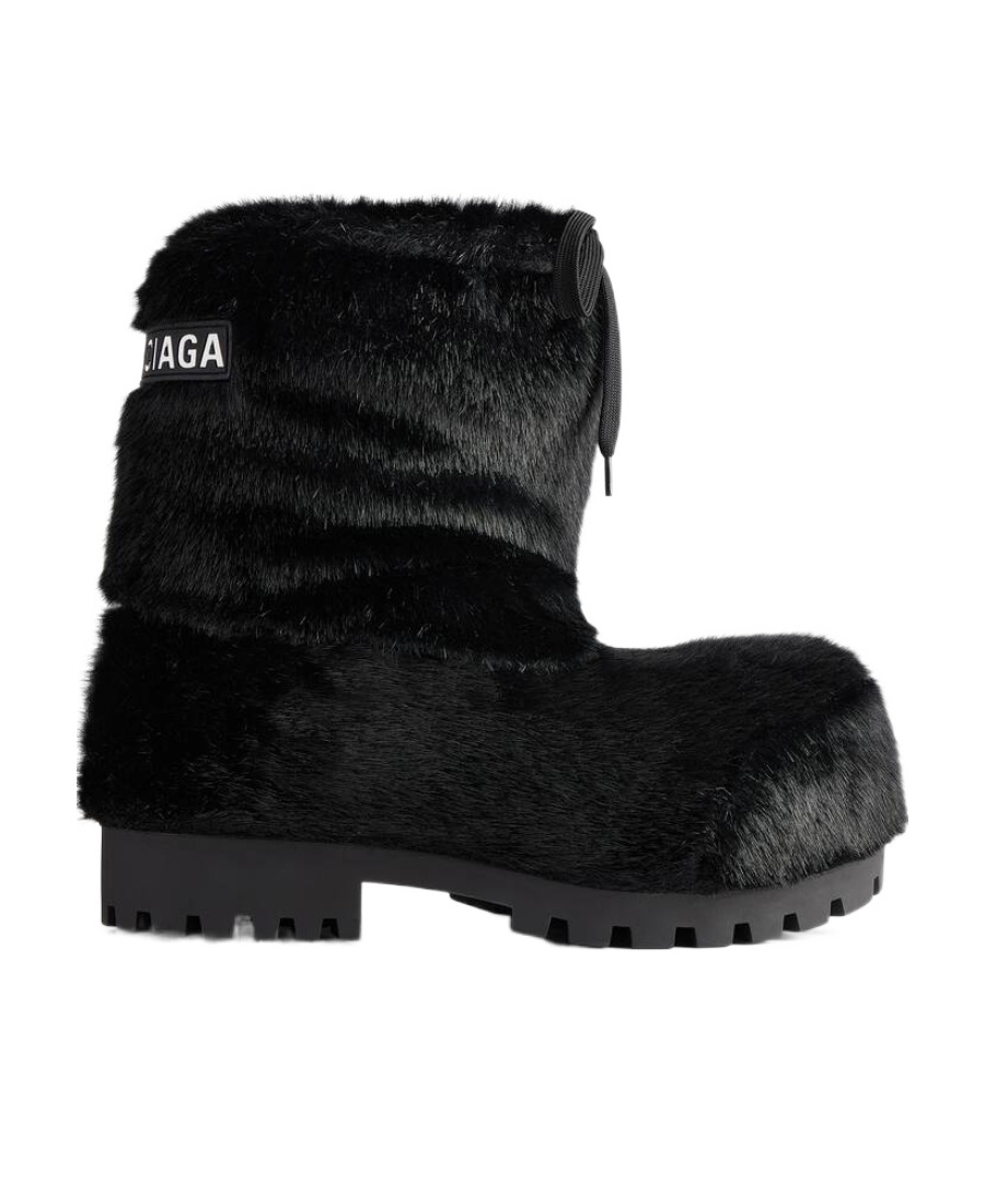 BALENCIAGA MEN'S SKIWEAR - ALASKA LOW BOOT IN BLACK