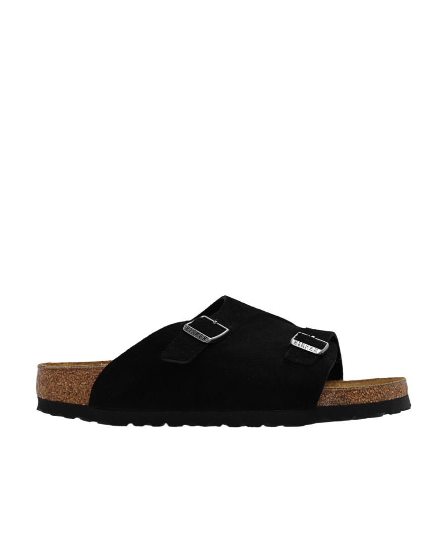 Shop Birkenstock Zürich Buckle 25mm Sandals In Black