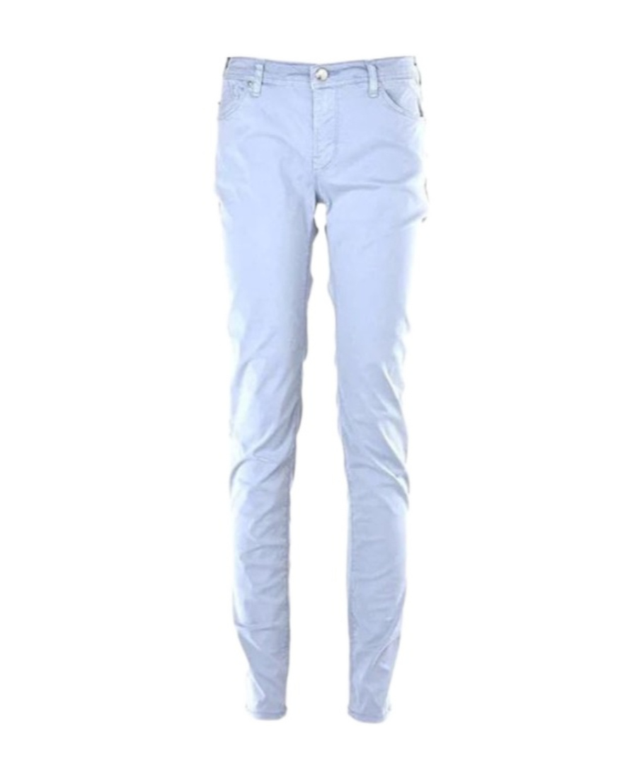 Emporio Armani Straight Slim-fitting Denim Pants In Blue